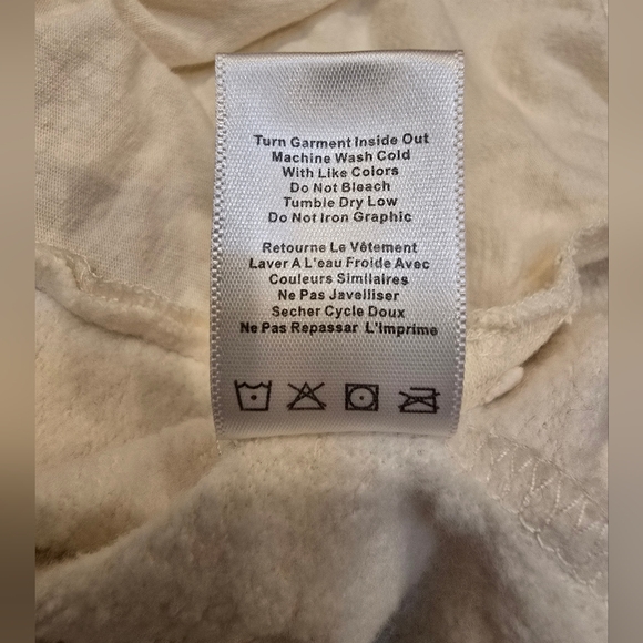 EUC Spiritual Gangster Ruby Bomber Jacket winter white, small, $148 - Picture 7 of 10